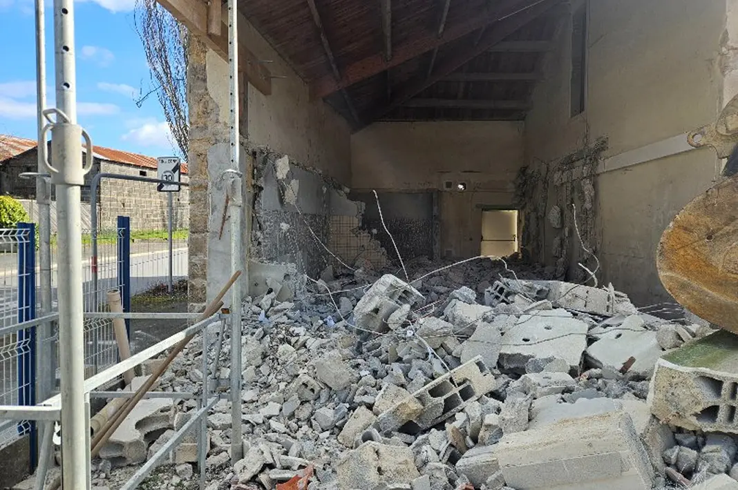 deconstruction chantier de déconstruction aizenay